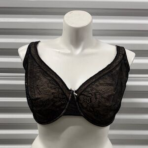 Elegant Black Lace Bra